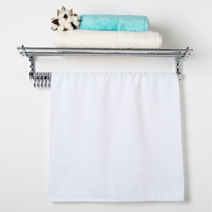 Полотенце  Premier  "RIXOS" 70х140 состав 100% микрокоттон , белый