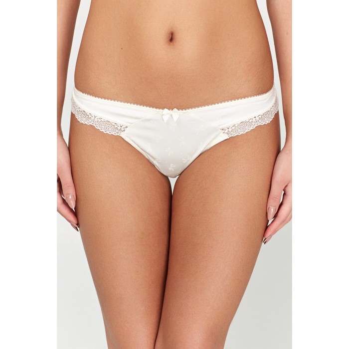 Трусы женские стринги Edmona, цвет молочный, размер 46 (M)