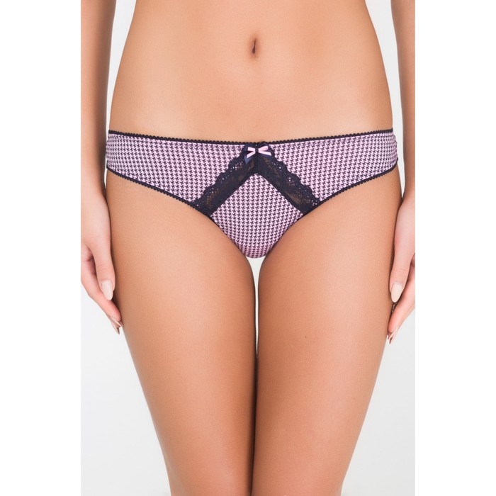 Трусы женские стринги Fariza, цвет розовый, размер 50 (XL)