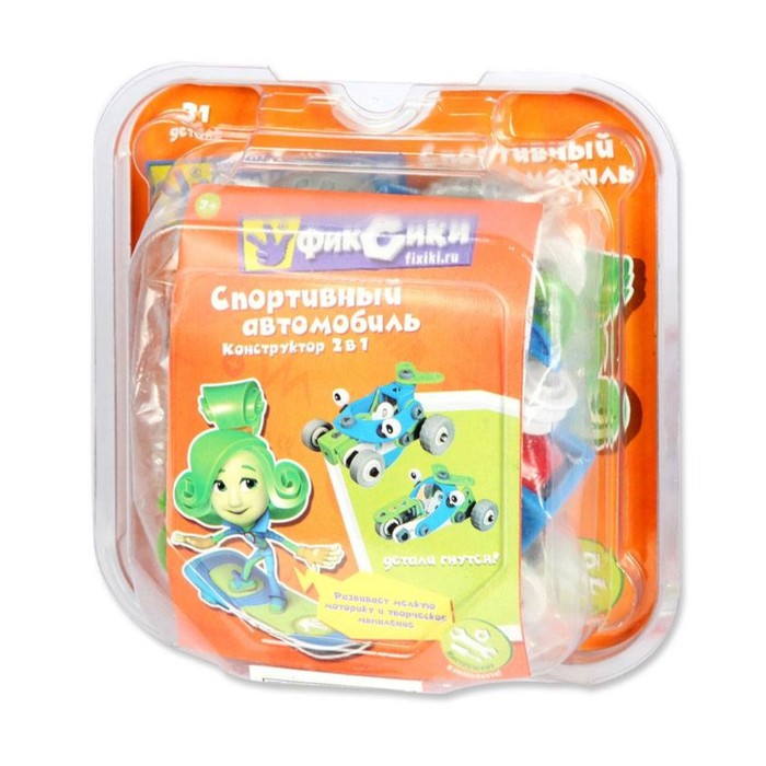 Конструктор Фиксики "Спортивный автомобиль", 2 в 1