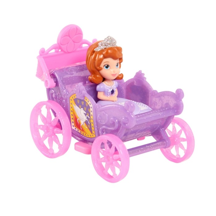 Игровой набор Disney "София Прекрасная: Принцесса в карете", 7,5 см, МИКС