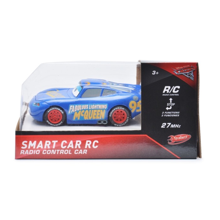 Автомобиль на радиоуправлении Disney/Pixar Тачки "Тачки 3: Молния Маккуин", 13 см, синяя