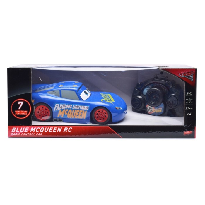 Автомобиль на радиоуправлении Disney/Pixar Тачки "Тачки 3: Молния Маккуин", 22 см, синяя