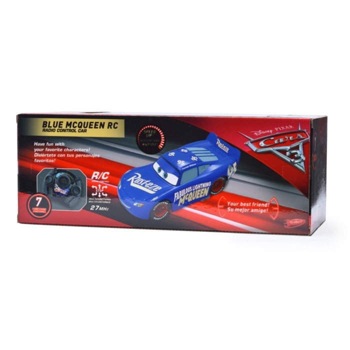 Автомобиль на радиоуправлении Disney/Pixar Тачки "Тачки 3: Молния Маккуин", 22 см, синяя