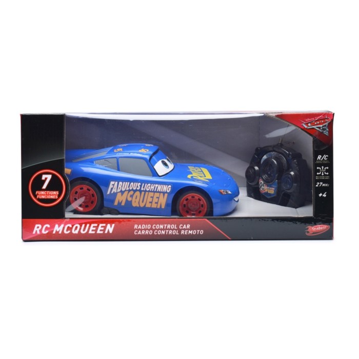 Автомобиль на радиоуправлении Disney/Pixar Тачки "Тачки 3: Молния Маккуин", 28 см, синяя