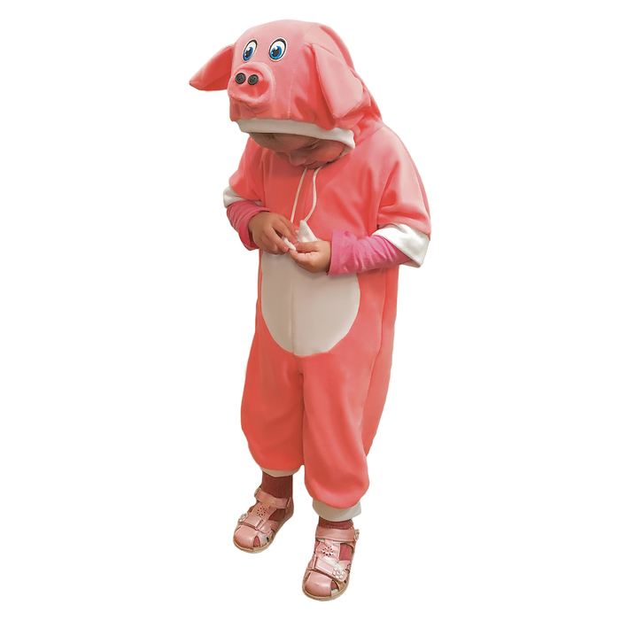 Карнавальный комбинезон"Поросенок"рост 68-92 1-2года