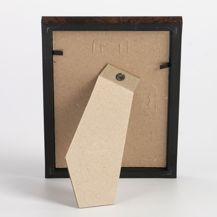 Фоторамка пластик 10х15 см (582Р) тёмный орех