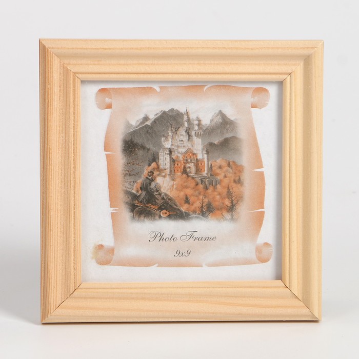 Фоторамка 9х9 см (3N33) бесцветный