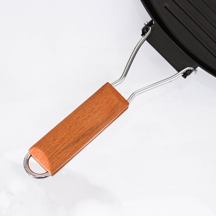 Сковорода-гриль 24 см, складная ручка