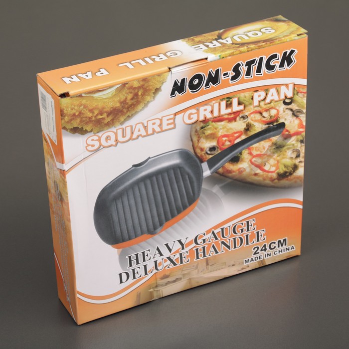 Сковорода-гриль 24 см, складная ручка