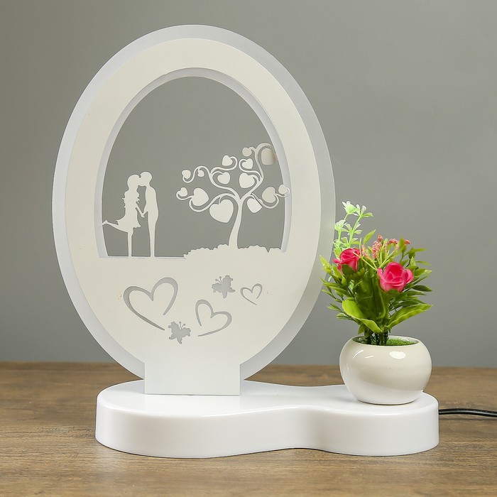 Светильник настольный "Первый поцелуй" 20W 30х24,5х14 см