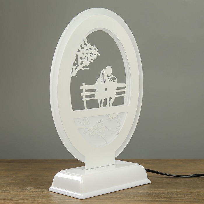 Светильник настольный "Парочка на скамейке" 20W 30х24,5х14 см