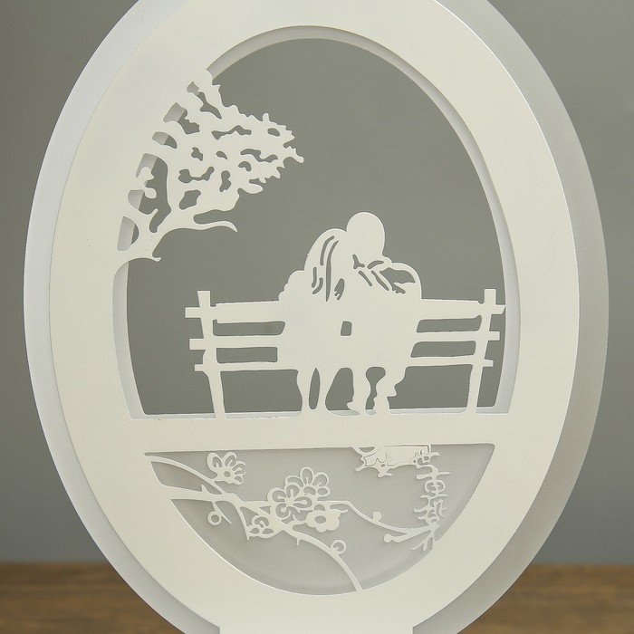 Светильник настольный "Парочка на скамейке" 20W 30х24,5х14 см