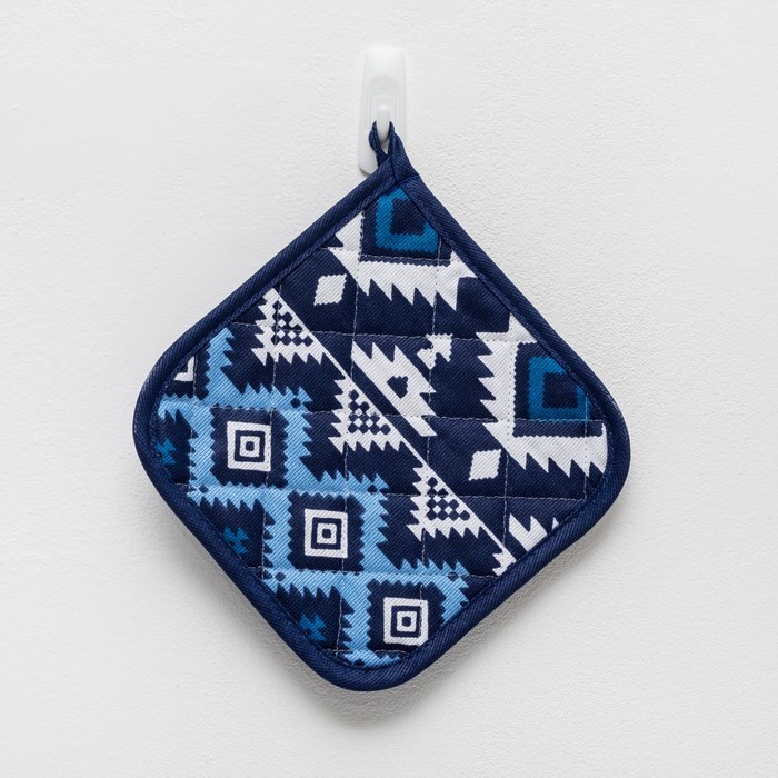 Прихватка «Этель» Сиеста 18х18 рогожка 160 г/м², 100% хлопок