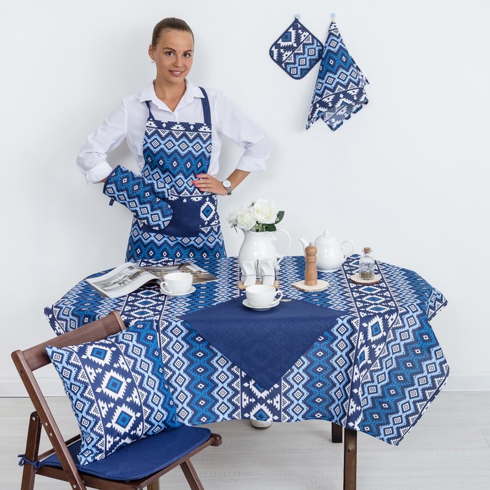 Скатерть «Этель» Сиеста 110х140 рогожка 160 г/м², 100% хлопок