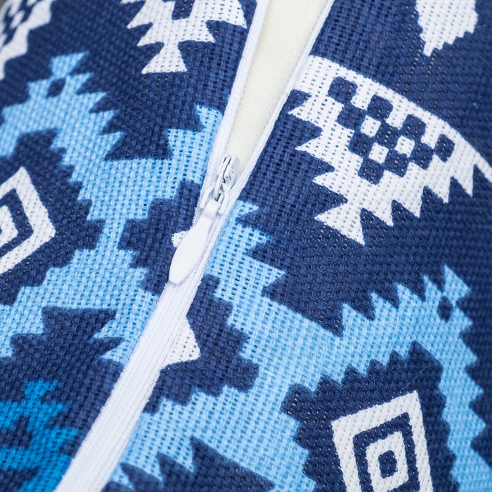 Наволочка декоративная на молнии «Этель» Сиеста 40х40 рогожка 160 г/м², 100% хлопок