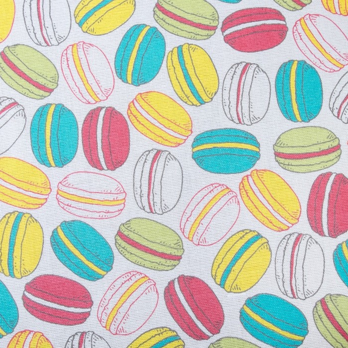 Скатерть «Этель» Макарон 145х145 рогожка 160 г/м², 100% хлопок