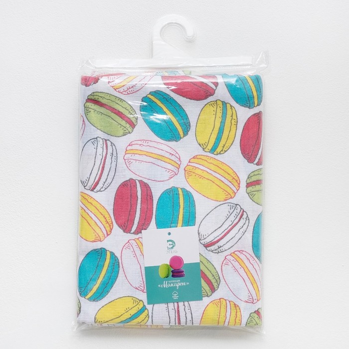 Скатерть «Этель» Макарон 145х180 рогожка 160 г/м², 100% хлопок