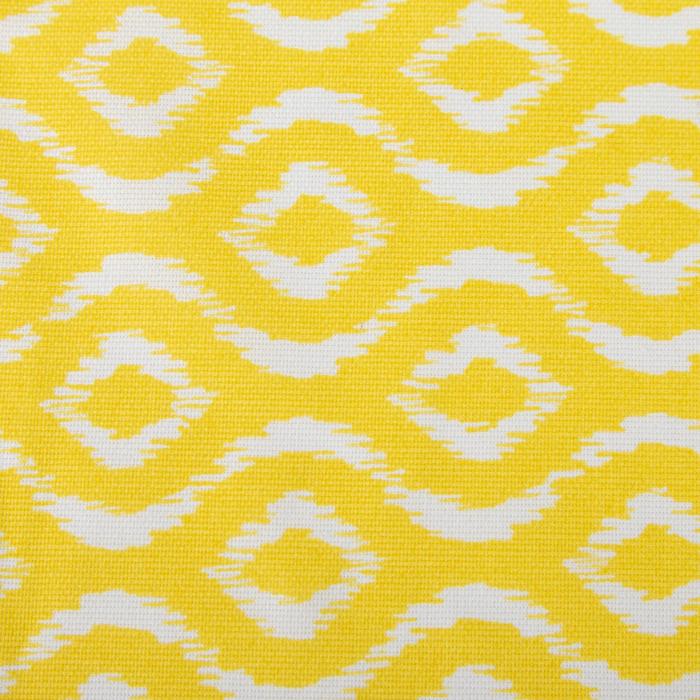 Скатерть «Этель» Серпента жёлтый 145х180 рогожка 160 г/м², 100% хлопок