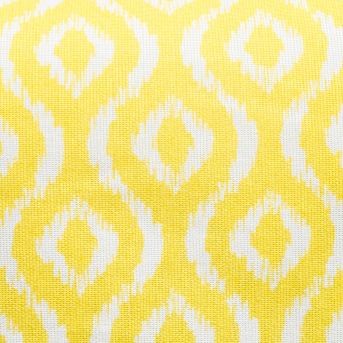 Наволочка декоративная на молнии «Этель» Серпента жёлтый 40х40 рогожка 160 г/м², 100% хлопок