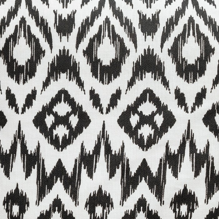 Наволочка декоративная на молнии «Этель» Серпента черный 40х40 рогожка 160 г/м², 100% хлопок