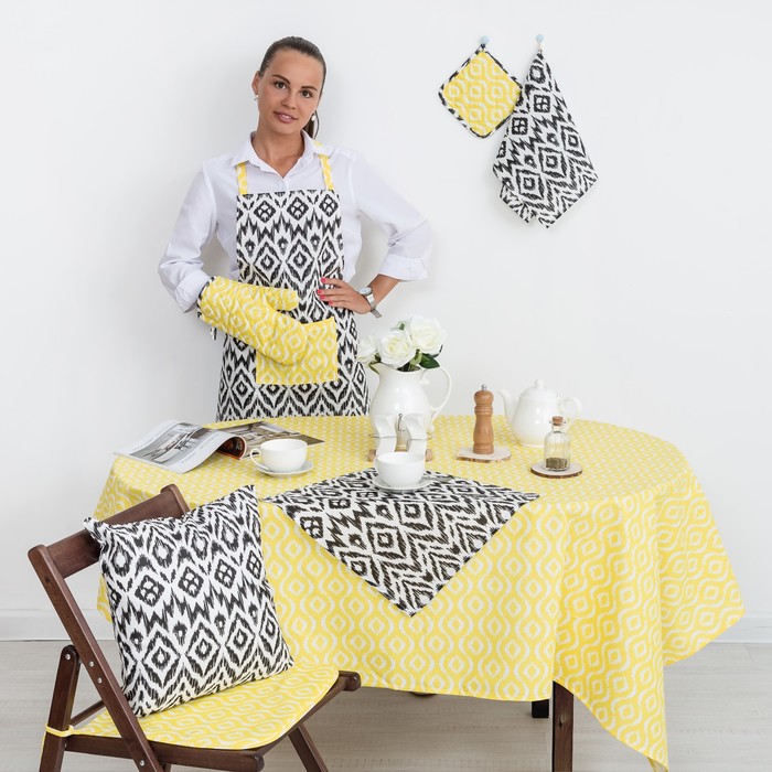 Наволочка декоративная на молнии «Этель» Серпента черный 40х40 рогожка 160 г/м², 100% хлопок