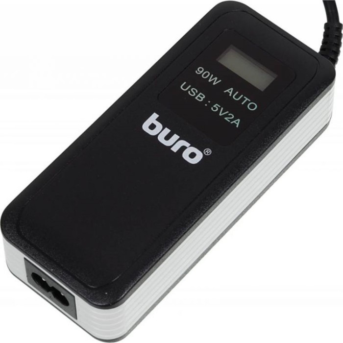 Адаптер питания Buro BUM-0065A90, автоматич., 90Вт, 12В-20В 11-переходников, 5A 1xUSB, 2.1A