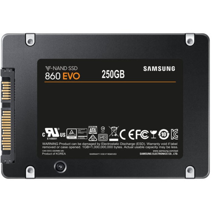 Накопитель SSD Samsung SATA III MZ-76E250BW 860 EVO 250Gb 2.5"
