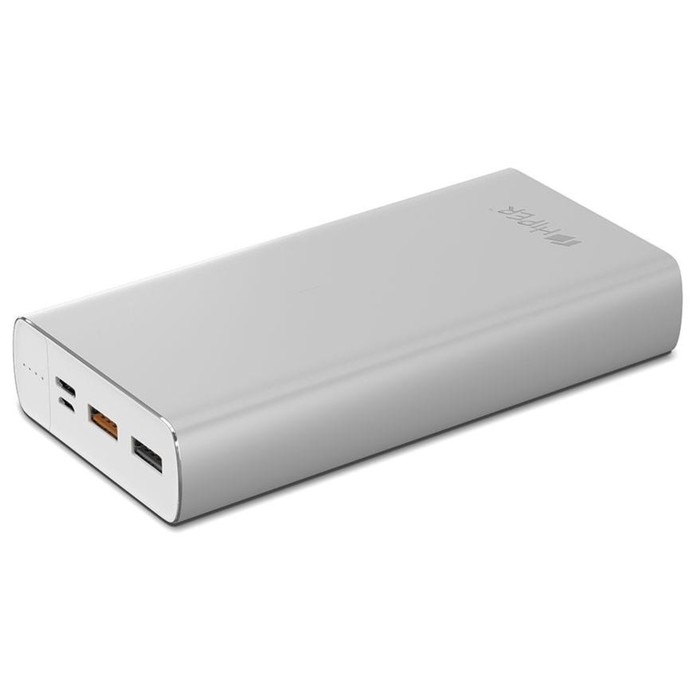 Мобильный аккумулятор Hiper MPX20000 Li-Pol 20000mAh 3A+2.4A+2A 2xUSB серебристый
