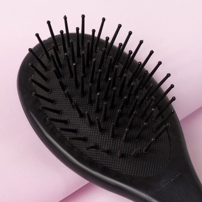 Расческа массажная «Ассорти», овальная, цвет МИКС