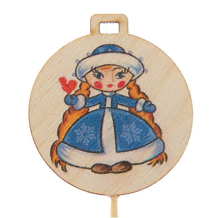 Топпер новогодний с печатью №44 (уп. 10 шт)