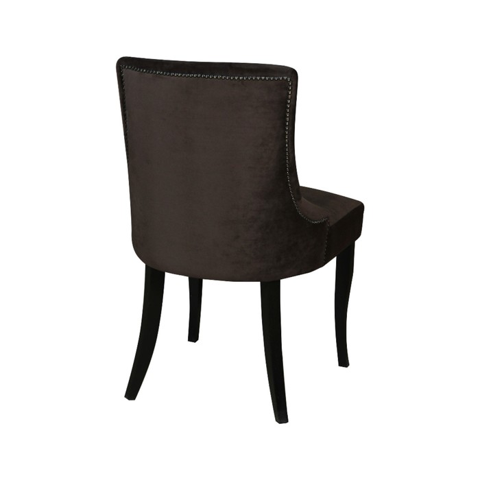 Стул "Верона", каркас массив венге, ткань велюр энигма, цвет коричневый