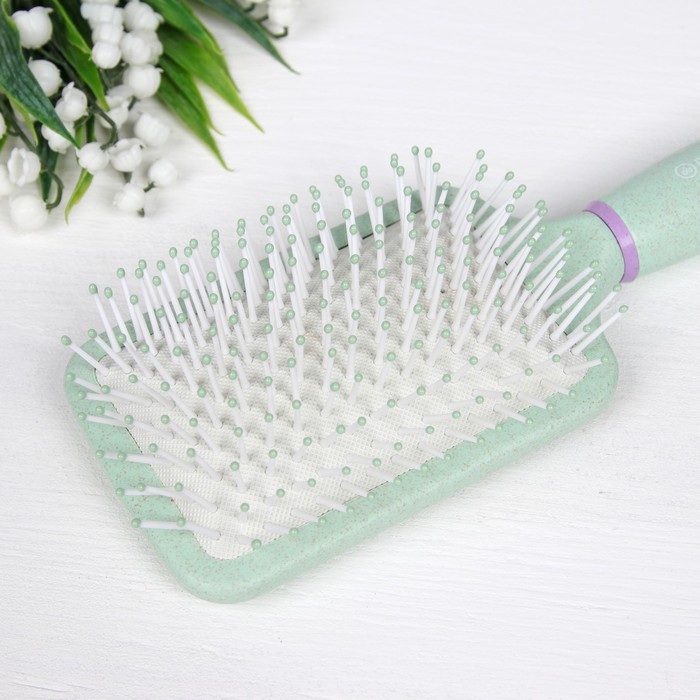Расчёска "Мятное мороженое" №7, массажная