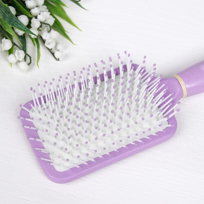 Расчёска "Черничное мороженое" №7, массажная