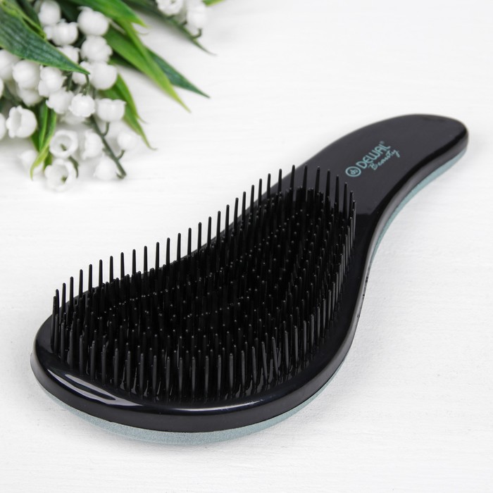 Расчёска-мини, цвет голубой