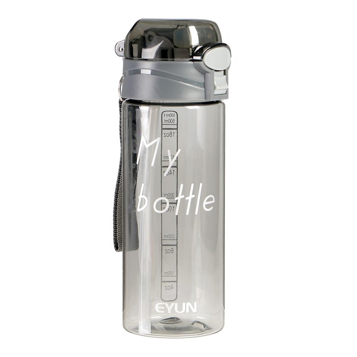 Бутылка для воды 500 мл, My bottle, крышка с поильником, микс, 7х21.5 см