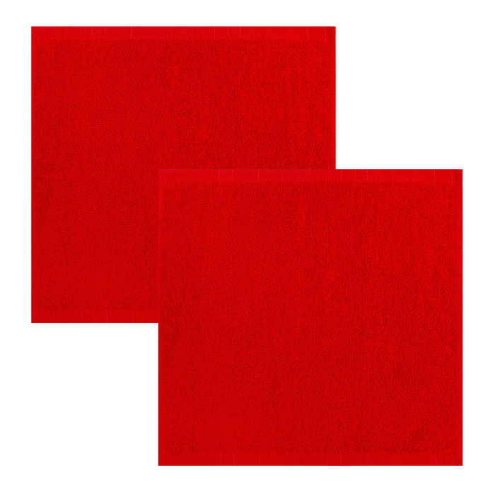 Наб.полотенец в корзинке "Счастья в Новом году" 30х30 см-2 шт, 100% хл, 300гр/м2