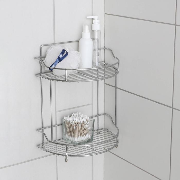 Полка 2х-ярусная полукруг 28х17х36 см