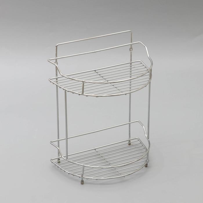 Полка 2х-ярусная полукруг 28х17х36 см