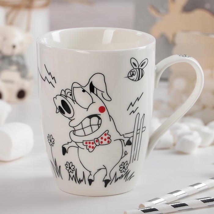 Кружка 350 мл "Свинка"