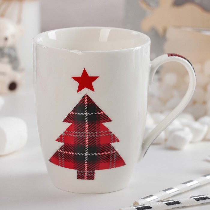 Кружка 350 мл "Шотландская елка"
