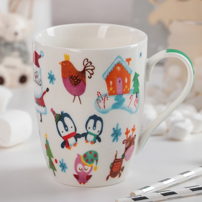 Кружка 350 мл "Рождественские гуляния"