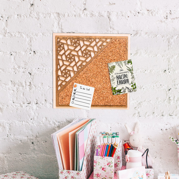 Пробковая доска "Квадрат"