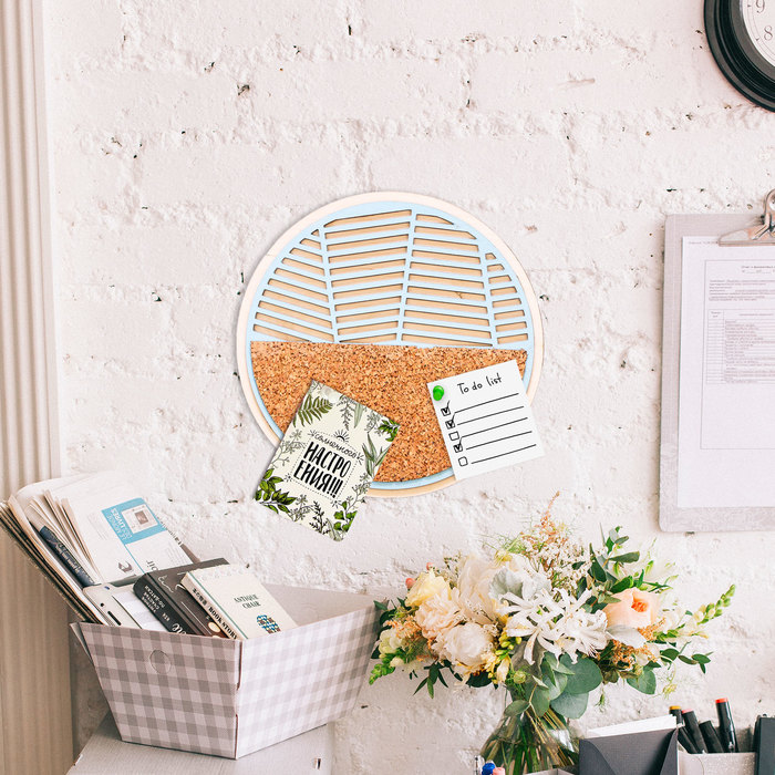 Пробковая доска "Круг"