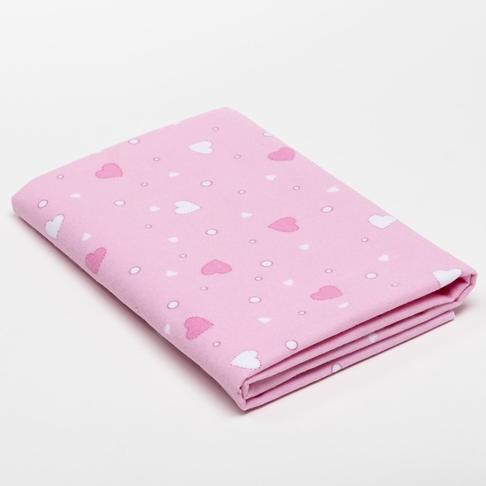 Пеленка подарочная "Крошка Я" Аисты 75х120 см, фланель, 160 г/м², 100% хлопок