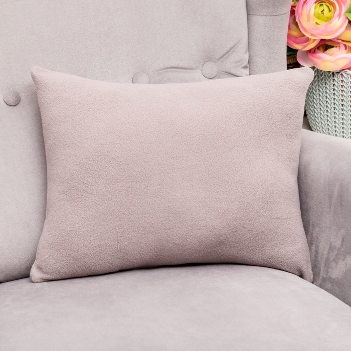 Подушка декоративная «Этель» цвет "Титан", 30х40 см, пл. 150 г/м², 100% полиэстер