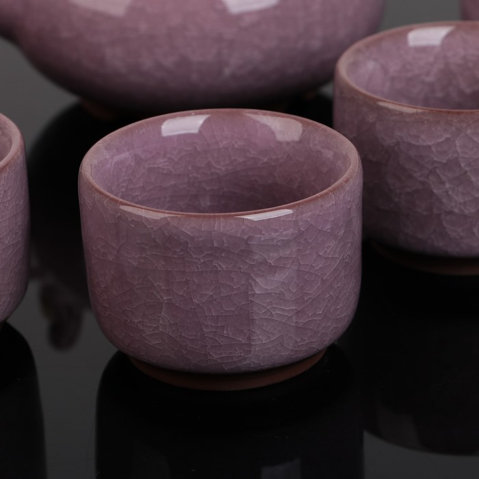 Набор для чайной церемонии "Искушение", 7 предметов: чайник 350 мл, чашка 60 мл УЦЕНКА