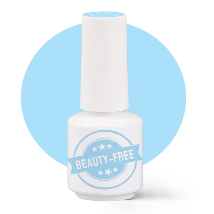 Гель-лак Beauty-Free молочно-голубое небо № 41, 8 мл