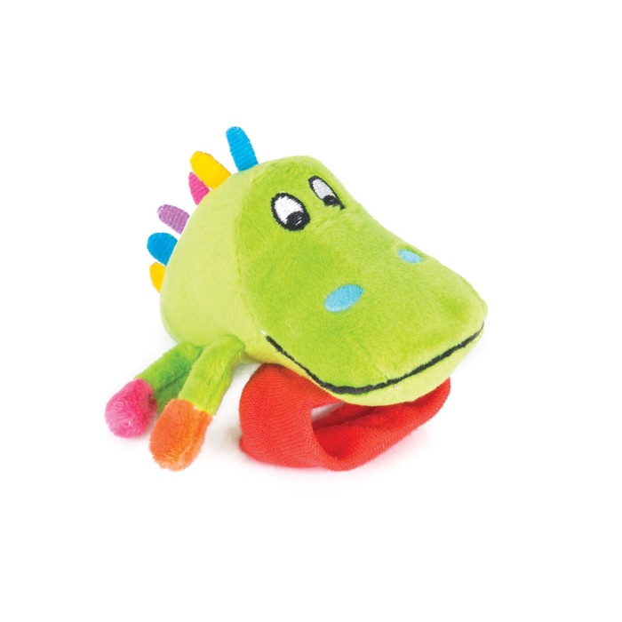 Игрушка-погремушка на ручку «Крокодил Кроко» Happy Snail