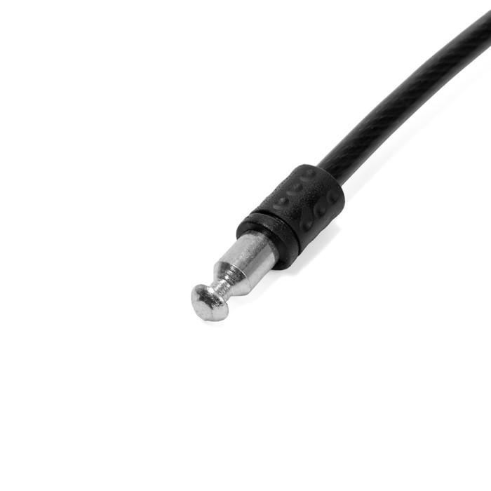 Замок навесной велосипедный Tundra Basic, 8x800 мм, английский ключ с пласт. ручкой